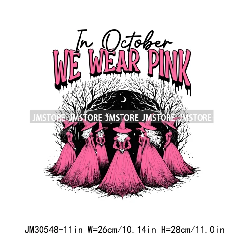 Pink Breast Cancer Survivor Don't Let Sisters Fight Cancer Alone Cheer For Cure Iron On DTF Transfers Stickers For Sweatshirts