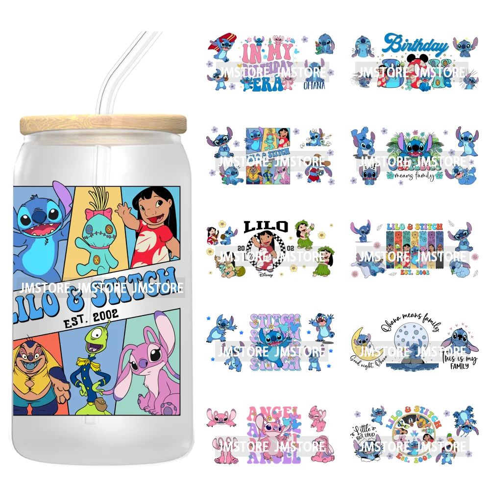 Birthday Cartoon Kids Friendship UV DTF Stickers Ready to Transfer Cup Wrap Custom Labels For Libbey Can Glass Tumblers Mugs