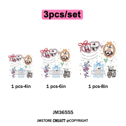 Colorful Animal Coquette Mirror Bracelet Cartoon Character Printing Iron On DTF Transfers Stickers Ready To Press T-shirts Bags
