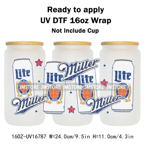 Cartoon Soft Drink Dessert UV DTF Stickers Ready To Transfer Cup Wrap Custom Labels DIY Craft For Libbey Can Glass Tumblers Mugs