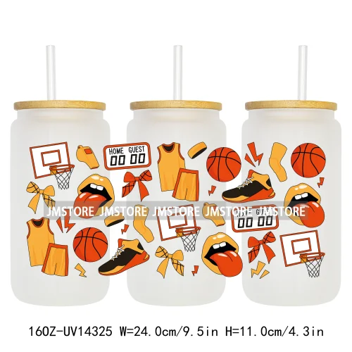 Coquette Baseball Mom Sports UV DTF Stickers Ready to Transfer Cup Wrap Custom Label DIY Craft For Libbey Can Glass Tumbler Mug