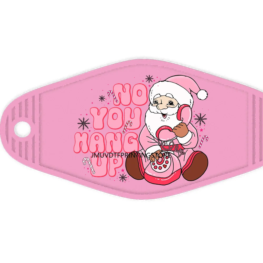 Christmas Mama Santa Claus High Quality WaterProof UV DTF Sticker For Motel Hotel Keychain ot Cocoa Season