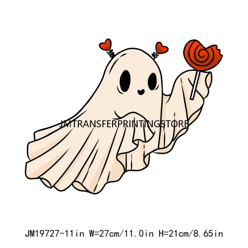 Ghost Valentine's Day Be My Boo Iron On DTF Transfers Ready To Press For Clothing