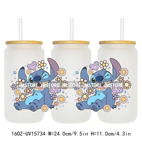 Magical Cartoon Coquette Summer UV DTF Stickers Ready to Transfer Cup Wrap Custom Labels DIY Craft For Libbey Glass Can Tumbler