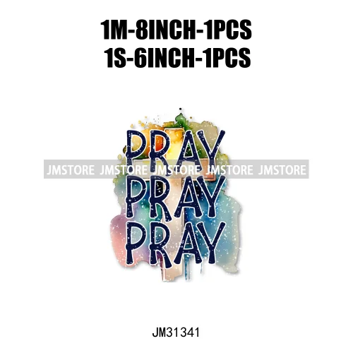 God Says You Are Christian Bible Verse Jesus Motivational Pray Vibes Iron On DTF Transfer Stickers Ready To Press For Sweatshirt