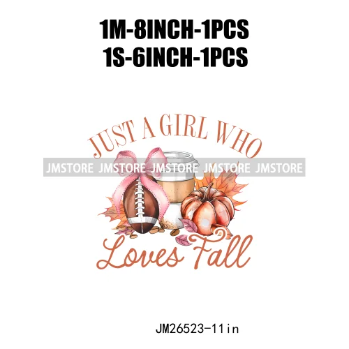 Coquette Farm Fresh Pumpkin Spice Season Fall Vibes Pumpkin Patch Girly DTF Iron On Transfer Sticker Ready To Press For Clothing