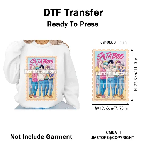 Kpop Movie Style Soda Pop Demon Inspired Movie Girl Dinner Iron on DTF Washable Transfers Stickers Ready to Press for Hoodies