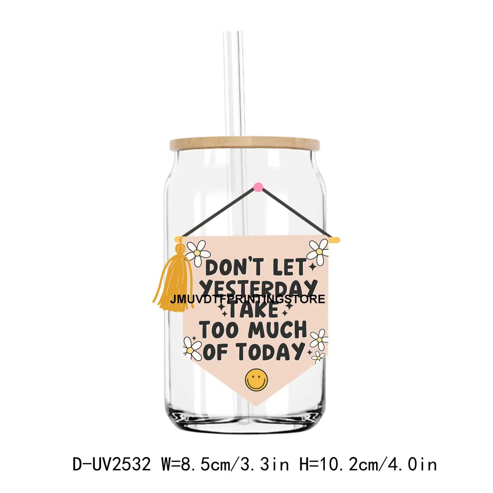 Coffee Solves Everything Funny Quotes UV DTF Transfers Stickers Decals For Libbey Cold Cups Mugs Tumbler Waterproof DIY Craft