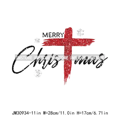 True Story Merry Christmas Jesus Is The Season God Says You Are Iron On DTF Transfers Stickers Ready To Press For Sweatshirts