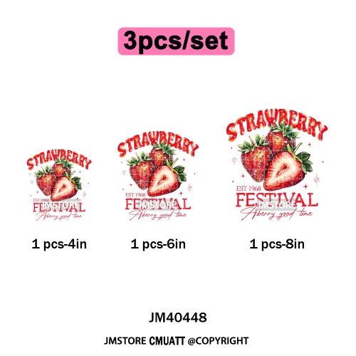 Hello Summer Vibes Watermelon Strawberry Fruit Festival Lover Coquette Iron on DTF Transfers Sticker Ready to Press for T-shirts