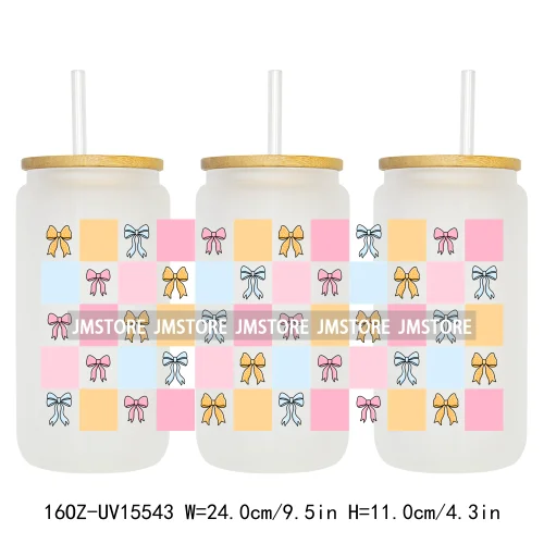 Summer Trip Girly Camping UV DTF Stickers Ready to Transfer Cup Wrap Custom Labels DIY Craft For Libbey Glass Can Mug Tumbler