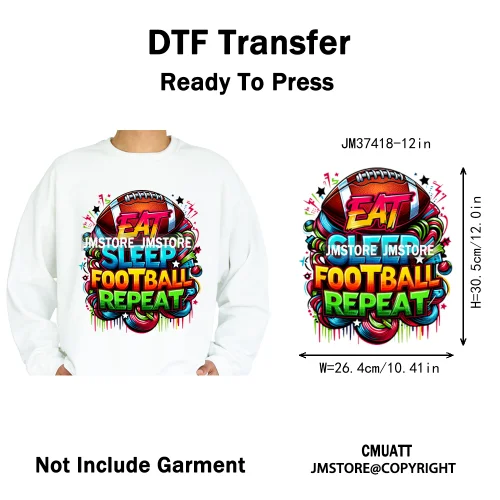 12in Dino Trucks Drip Or Die Skull Beats Graffiti Streetwear Man Design Iron on DTF Transfer Stickers Ready to Press for Clothes