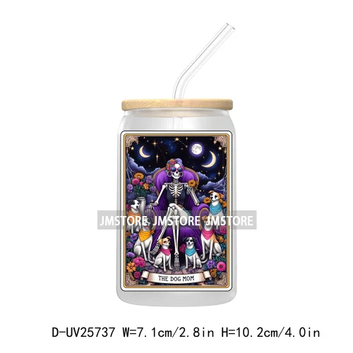 The Nurse Snarky Witchy Tarot Card UV DTF Transfer Stickers Decals For Libbey Cold Cups Mugs Durable Custom Labels Humor Sarcasm