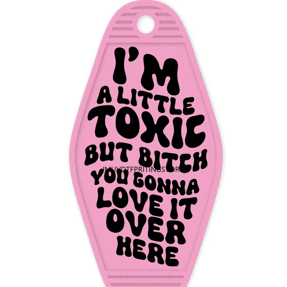 Funny Motivational Quotes High Quality WaterProof UV DTF Sticker For Motel Hotel Keychain Mental Health