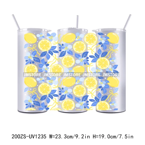 Coquette Bow Flowers Book Lover UV DTF Tumbler Wraps Durable Ready To Apply Transfer Stickers For 20OZ Straight Skinny Tumblers