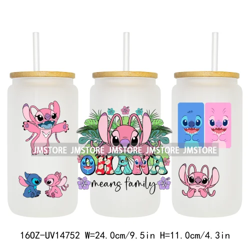 Birthday Cartoon Kids Friendship UV DTF Stickers Ready to Transfer Cup Wrap Custom Labels For Libbey Can Glass Tumblers Mugs