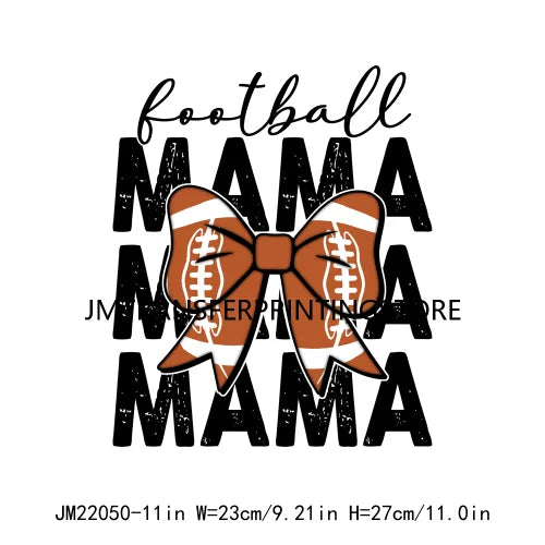 In My Ball Sport Mom Era Mother's Day Faux Glitter Dalmatian Lightning Bolt Soccer Mama DTF Transfer Stickers For Clothing