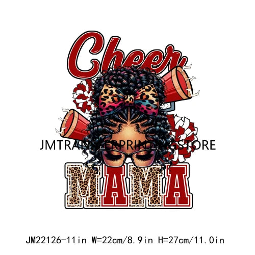 Blessed Proud Black Women Small Business Mama Cheer Mom Life Logos Autism Mom DTF Transfer Stickers Ready To Press For Hoodies