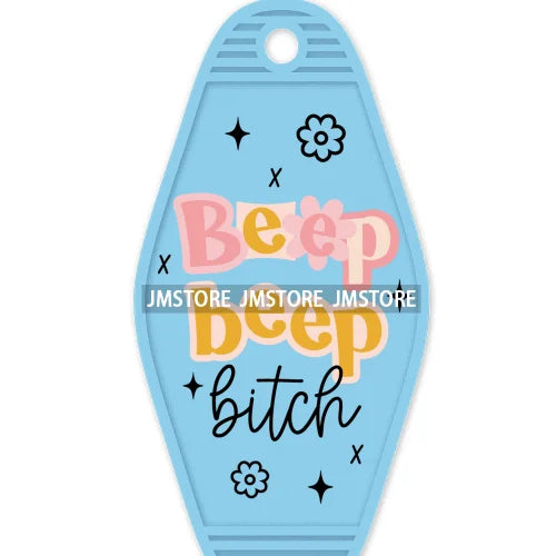 In My Teacher Era High Quality WaterProof UV DTF Sticker For Motel Hotel Keychain Funny Teaching Mode