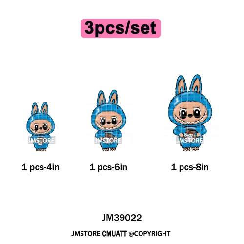 New Cartoon Doll Character With Mexican Food Iron on DTF Washable Heat Transfers Stickers Ready to Press for Textile Bags