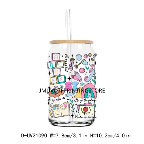 Medical Career UV DTF Transfers Stickers Decals For Libbey Cold Cups Mugs Tumbler Job Nurse Dental Assistant Waterproof DIY Logo