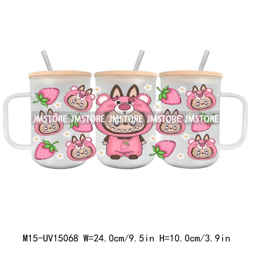 Sports Cartoon Characters UV DTF Cup Wrap Ready To Apply Waterproof High Quality Custom Prints For 15OZ Glass Mug Cup Tumbler