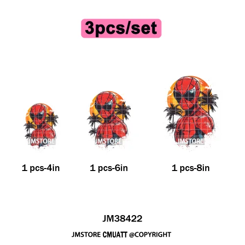 Funny Shells Coquette Bow Summer Salty Vibes Cartoon Printing Designs Iron On DTF Transfer Stickers Ready To Press T-shirts Bags