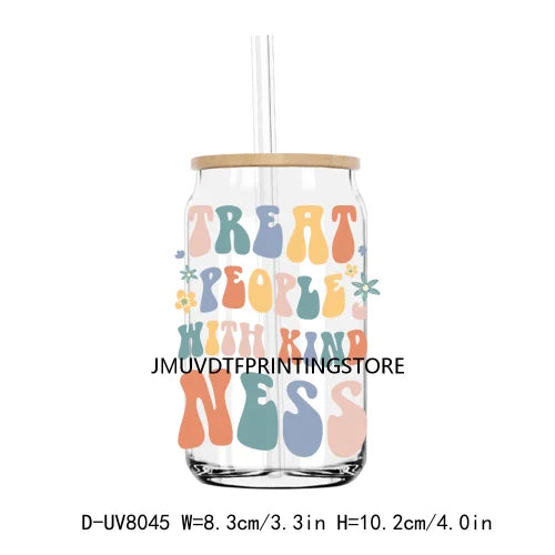 Mental Health Positive Motivational Matter UV DTF Transfer Stickers Decals For Libbey Cold Cups Mugs Tumbler Waterproof DIY Logo