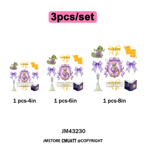 Trendy Girls Mirror Coquette Cartoon Friends Character Trip Holiday Iron on DTF Transfer Stickers Ready to Press for Sweatshirts