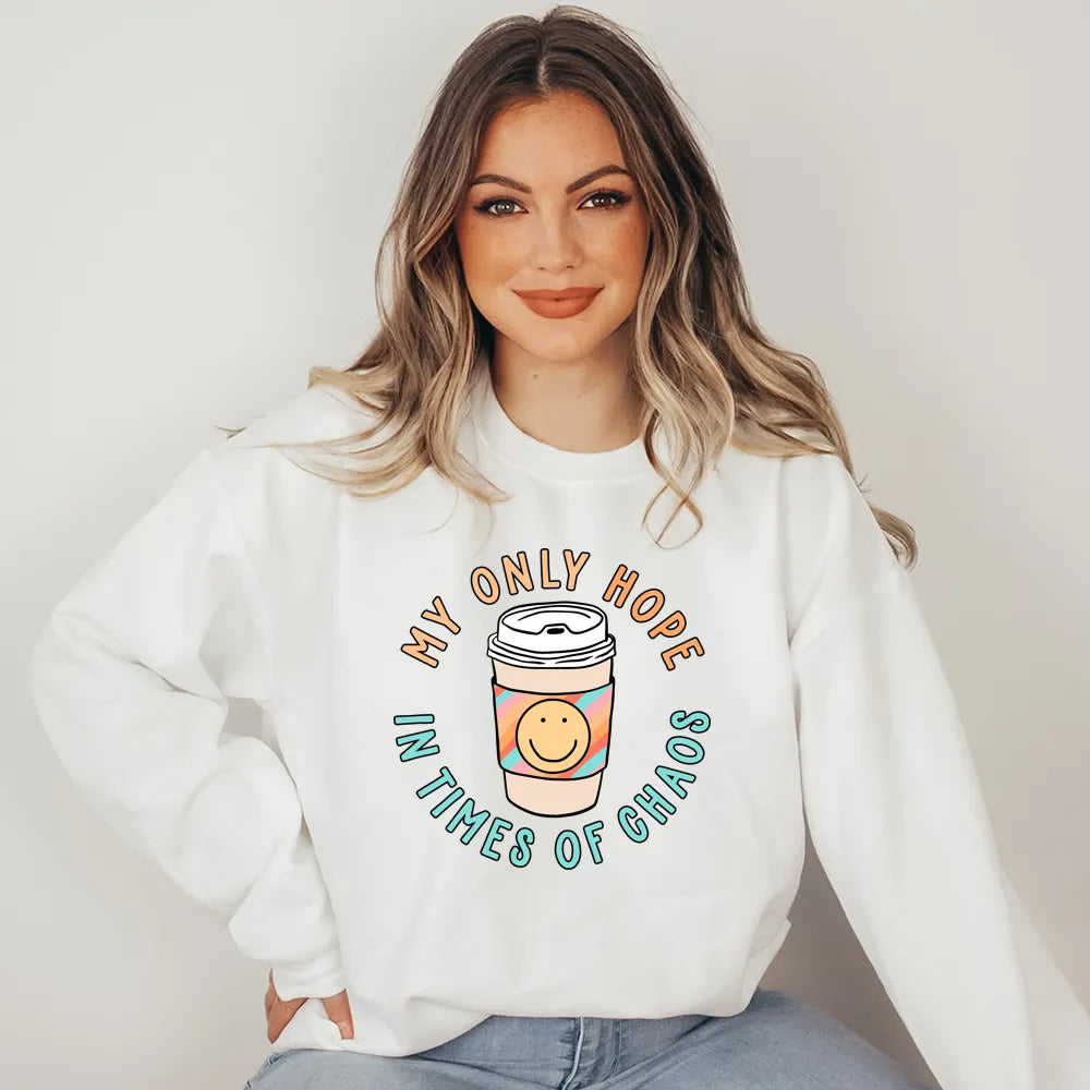 Good Day Happy Have The Courage To Be Disliked Emotional Support Iced Coffee Positive Quotes DTF Transfers Sticker For T-Shirts