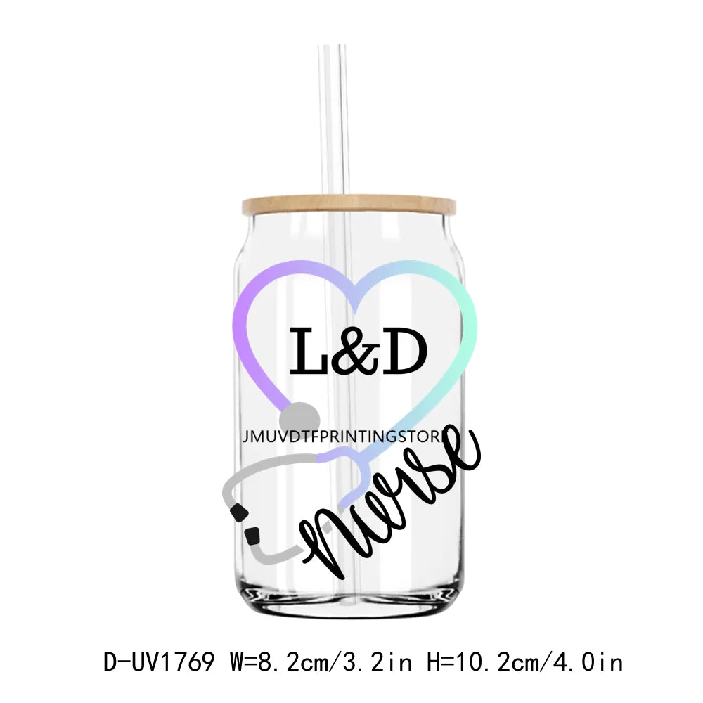 Neurology We Have All The Brains UV DTF Transfers Stickers Decals For Libbey Cold Cups Mugs Tumbler Waterproof DIY Craft