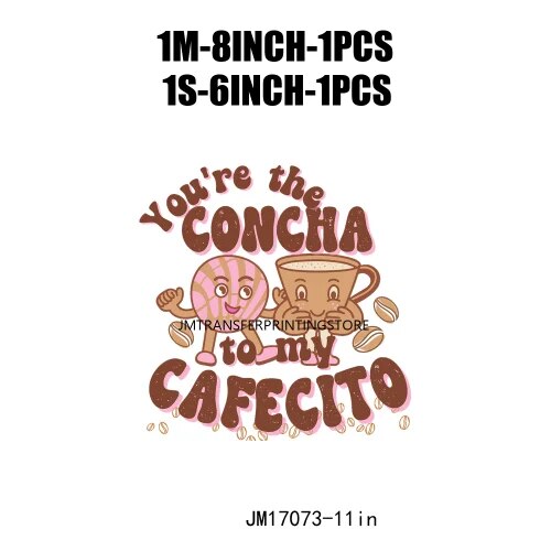 DIY Cafecito Y Chisme Latin Mexico Culture Thermal Design Colorful No Me Ghosta DTF Transfer Stickers Ready To Press For Hoodies