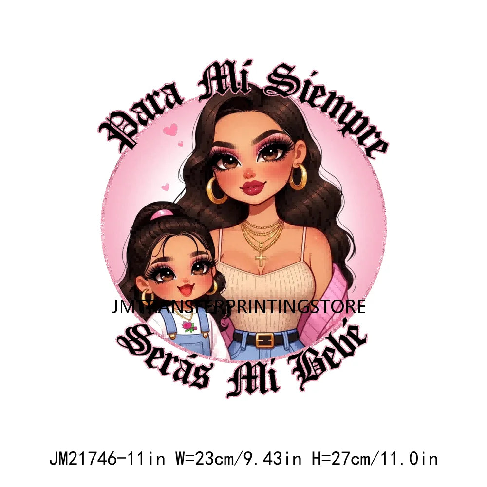 Iron On I'm Not A Regular Mom I'm A Chingona Mom Latina Mexican Proud Papa Graduate Chicano DTF Transfer Stickers For Clothes