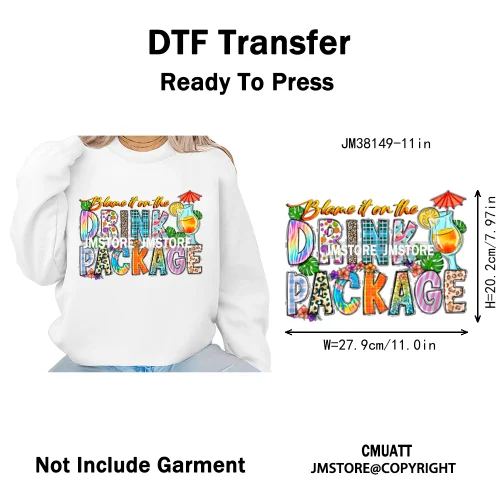 Funny Bruh We Out Teachers School Summer Drink Waves Camping Vibes Iron on DTF Heat Transfer Stickers Ready to Press for Clothes