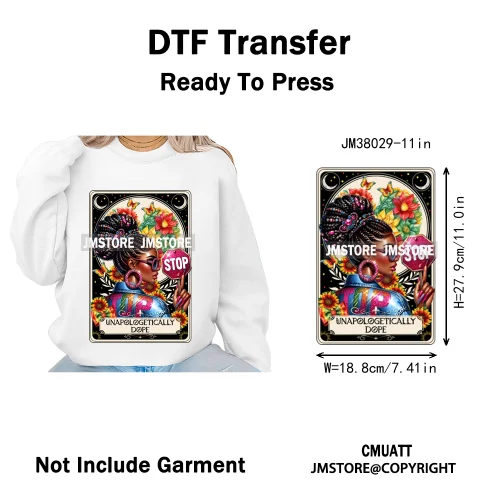 Steppin into Juneteenth Vibes Black History Independence Day Iron on DTF Heat Transfer Stickers Ready to Press for T-shirts Bags