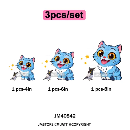 Kpop Culture Idol Movie Inspired Music Lover Cute Blue Anime Character Iron on DTF Transfers Stickers Ready to Press for Clothes