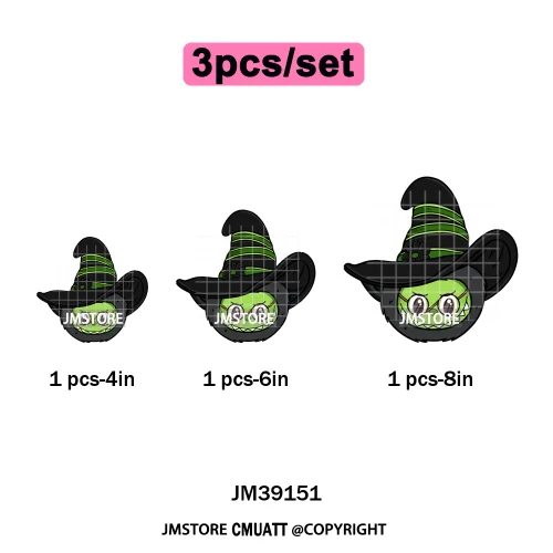 Sorat Sweet Sorat Spooky Cartoon Monster Halloween Designs Iron on DTF Washable Transfers Stickers Ready to Press for Hoodies