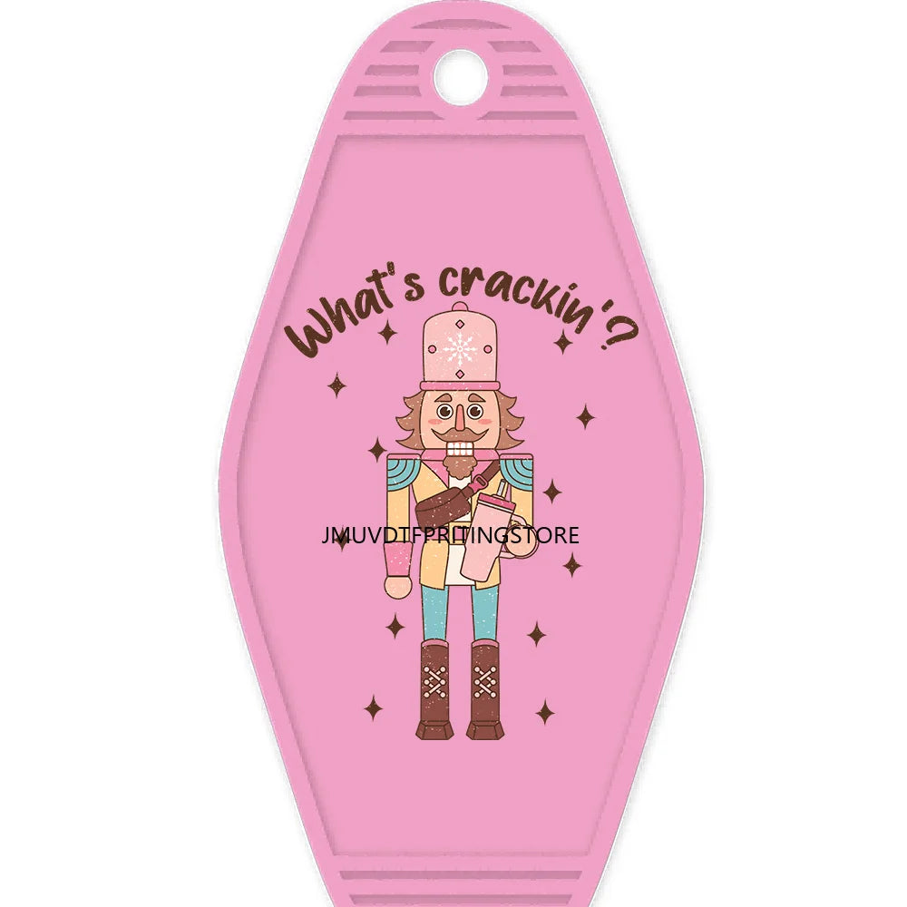 Mexican Christmas Santa Baby High Quality Durable WaterProof UV DTF Sticker Logo For Motel Hotel Keychain Pan Dulce