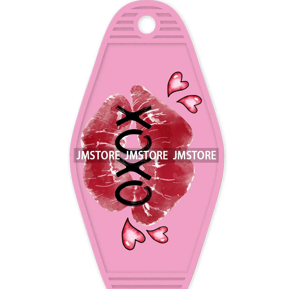 Loved To Death Skeleton Rose High Quality WaterProof UV DTF Stickers For Motel Hotel Keychain Blanks XOXO Valentines Day