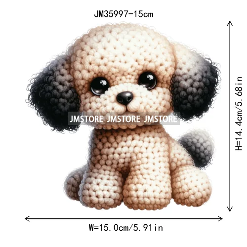 15cm 5.9in Kid Panda Bear Animal Iron On Heat Transfer Sticker For Clothes Printed Vinyl Thermal Applique Washable T-Shirt Decal