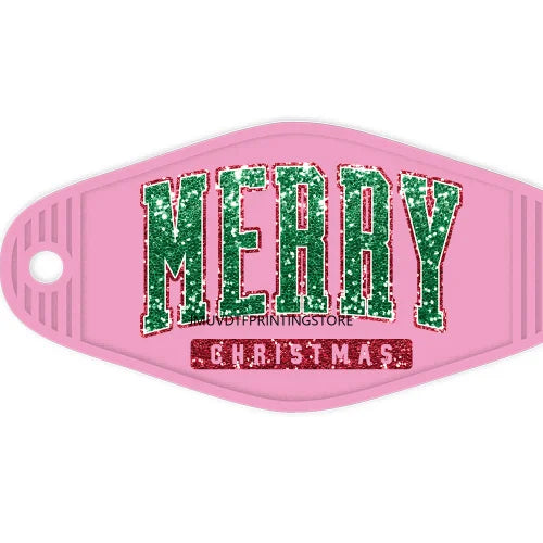 Have A Cup Of Christmas Cheer High Quality WaterProof UV DTF Sticker For Motel Hotel Keychain Merry And Bright Cozy Season