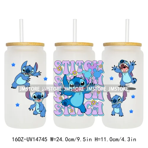 Birthday Cartoon Kids Friendship UV DTF Stickers Ready to Transfer Cup Wrap Custom Labels For Libbey Can Glass Tumblers Mugs