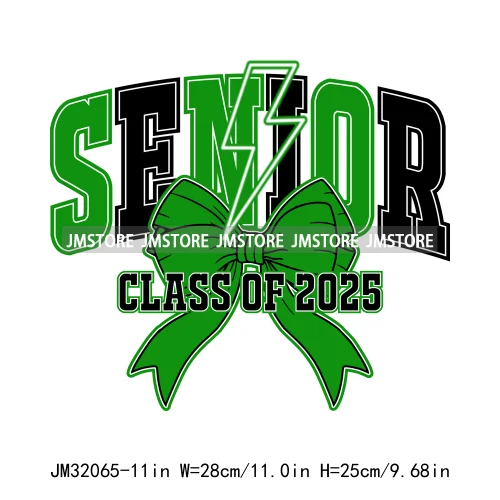 Class Of 2025 Season Coquette School Senior Year Our Final Chapter Iron On DTF Transfers Stickers Ready To Press For Hoodies