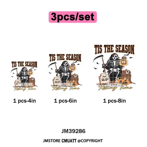 Witchy Goose Howday Pumpkin Boo Ghost Spooky Season Coquette Halloween Iron on DTF Transfers Stickers Ready to Press for Clothes