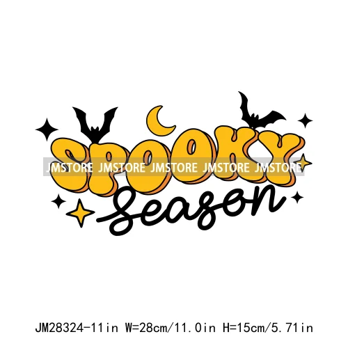 Just A Girl That Loves Halloween Howdy Boot Ghosting Spooky Season Logo Iron On DTF Transfer Stickers Ready To Press For Clothes