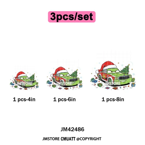 Glasses Cartoon Princess Animal Christmas Brushstroke Festive Vibes Iron on DTF Transfers Stickers Ready to Press for Hoodies
