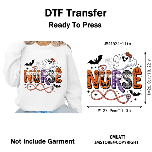 Cute Soda Can Energy Drink Boo Ghost Coquette Spooky Halloween Iron on DTF Washable Transfer Sticker Ready to Press for Clothing