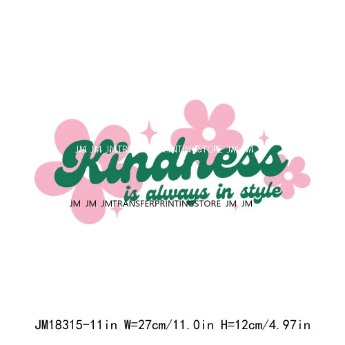 Iron On Prioritize Your Peace Princess Vibes Kindness Grateful Affirmation Saying Quotes DTF Transfers Stickers For T-Shirts Bag