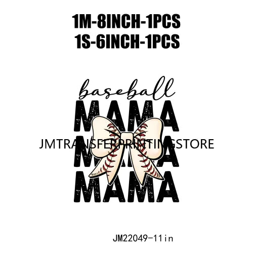 In My Ball Sport Mom Era Mother's Day Faux Glitter Dalmatian Lightning Bolt Soccer Mama DTF Transfer Stickers For Clothing