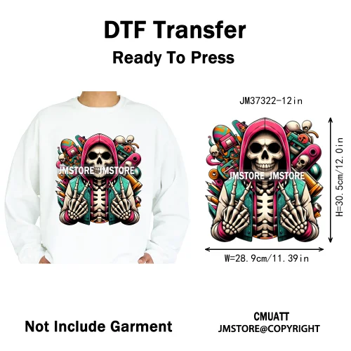 12in Monster Trucks Are My Jam Urban Graffiti Racing Rules Iron on Washable DTF Transfers Stickers Ready to Press for Clothing